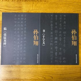 孙伯翔书范系列：孙伯翔临《张猛龙碑》、孙伯翔书《千字文》 私藏品好 内页洁净 一版一印 孙伯翔书法作品精选