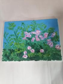 油画：花卉（规格：30cmx40cm，只接受快递方式发货）