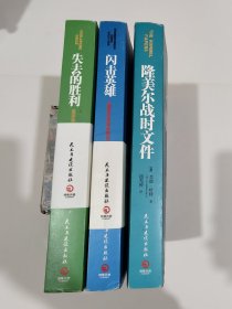 二战德军三大文件 ：失去的胜利＋闪击英雄＋隆美尔战时文件（3本合售）