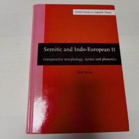 《Semitic and Indo-European II Comparative morphology,syntax and phonetic》闪米特与印欧语系：比较构词法，句法与语音