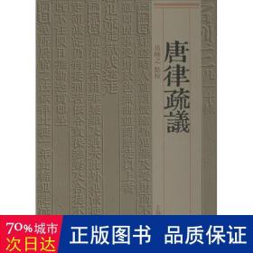 唐律疏议 法学理论 岳纯之 点校 新华正版