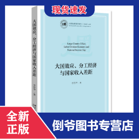 大國效應、分工經(jīng)濟與國家收入差距 9787301318331