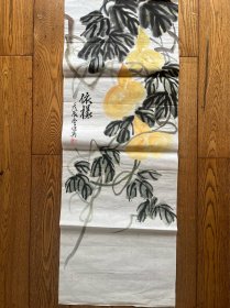 老字画 八九十年代 孙继英国画精品 依样 三尺软片未裱