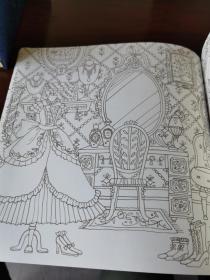 《Romantic country:A Fantasy coloring Book》尺寸：25厘米*25厘米*1厘米