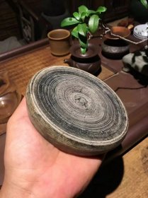 古玩旧藏民国文房陶砚台
