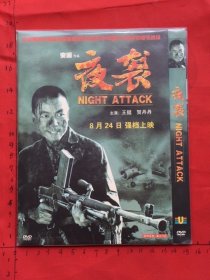 夜袭DVD(安澜作品；王挺，贺丹丹主演)