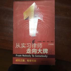 从实习律师走向大牌：必修课、箴言、演讲、培训（升级版）