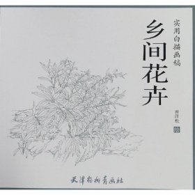 乡间花卉/实用白描画稿