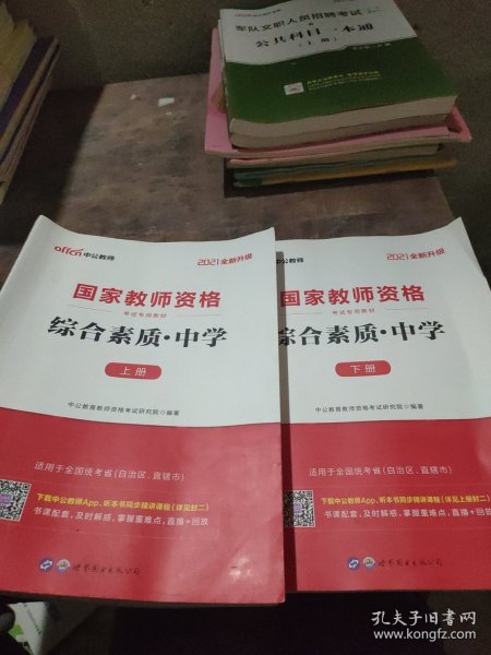 中公教育2019国家教师资格证考试教材：综合素质中学