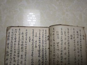 义仁堂岳楼氏线装毛笔精写《目案》一厚册102个筒子页200多面