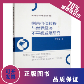 剩余價(jià)值轉(zhuǎn)移與世界經(jīng)濟(jì)不平衡發(fā)展研究 9787521838664