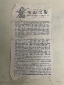 影片介绍：故事片《深山虎影》