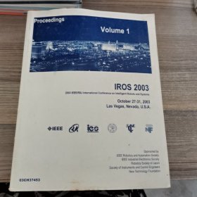 2003IEEE/RSJ International Conference on Intelligent Robots And Systems (IRos 2003)(Volume 1)