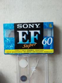 磁带：SONY  EF60 空白带（未拆塑封）