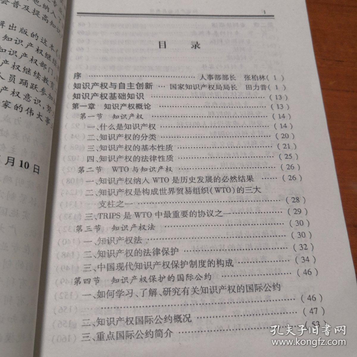 知识产权公共教程（无光盘）  品相好  近乎全新  实物拍照  所见即所得