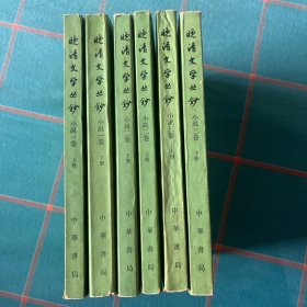晚清文学丛钞：小说一卷上下、小说二卷上下、小说三卷上下 共六册合