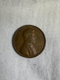 美国S厂1969年1美分硬币