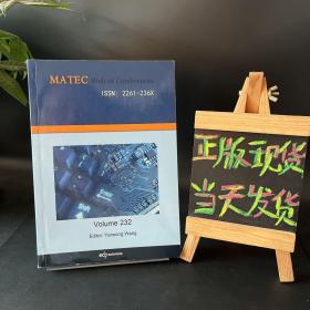 MATEC Web of Conferences ISSN：2261-236X Volume 232
