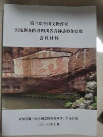 第三次全国文物普查实地调查阶段，四川省青神县整体验收会议材料