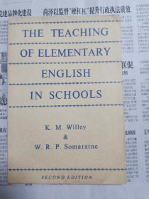 The teaching of elementary English（原版经典，详见图片）
