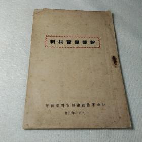 干部学习材料1951年3月