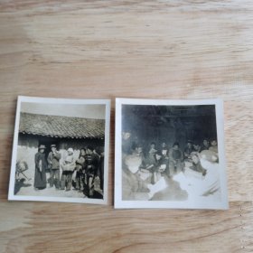 1959年湖北大学下放关山人民公社福乐菜园学习、文娱演出照片