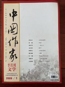 《中国作家》（小说）2009年1期 x62