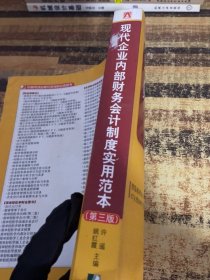现代企业内部财务会计制度实用范本第三版
