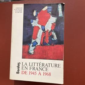 la litterature en france de 1945 A 1968