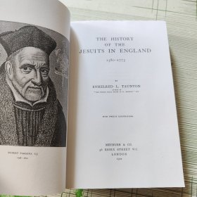 THE HISTORY OF THE JESUITS IN ENGLAND 1580 TO 1773