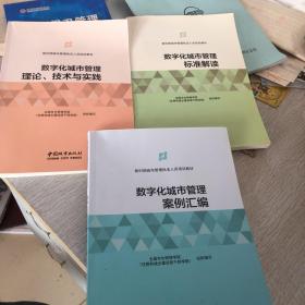 数字化城市管理理论、技术与实践（三本一套合售）