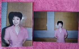 1995年著名女演员 陈小艺 老照片2枚
