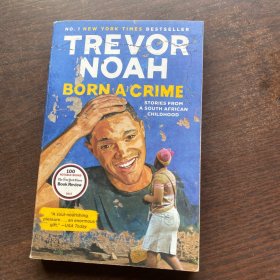 英文原版 Born a Crime 天生罪犯 特雷弗·諾亞自傳 比爾蓋茨2017薦書 Trevor Noah 名人自傳 英文版 進口英語原版書籍