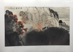 舒春光作品，真迹，著名国画家。