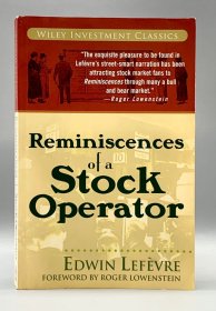 Reminiscences of a Stock Operator by Edwin Lefèvre（投资）英文原版书