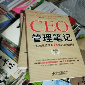 CEO管理笔记：—一位职业经理人18年的职场感悟