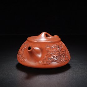 紫砂壶双龙石瓢周桂珍