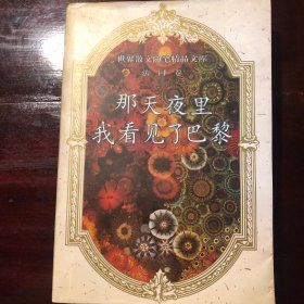 那天夜里我看见了巴黎