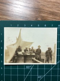 民国街头百姓摆摊老照片