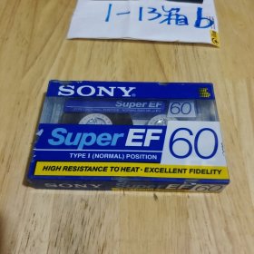 磁带 SONY super EF60