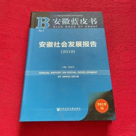 安徽蓝皮书：安徽社会发展报告（2019）