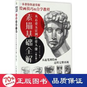 素描基础全解 美术技法 灌木