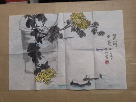 著名京剧艺术家任岫云（68×44.5）
