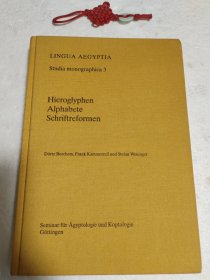 【德文原版】LINGUA AEGYPTIA Studia monographica 3 Hieroglyphen Alphabete Schriftreformen 《译：埃及林古语.专题研究3：象形文字字母表字体改革》