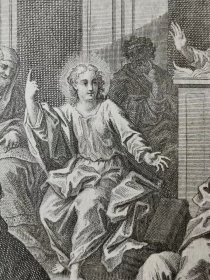 1730塞德尔斯基雕刻欧洲古董版画人物场景版画