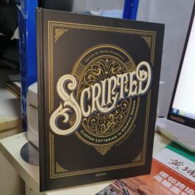 K   Scripted: Custom Lettering in Graphic Design （16开精装