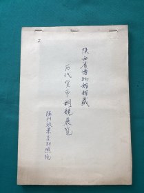 八十年代陕西省博物馆馆藏历代货币铜镜展览陈列效果系列照片一组
