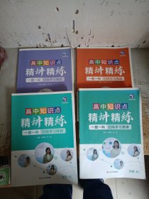 高中知识点精讲精练 数学RJ 化学RJ物理RJ英语RJ（4本合售，其中英语约有十几页笔记）