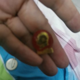 毛泽东像章 直径2Cm