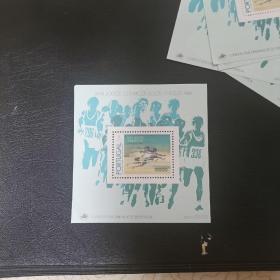 kabe18外国邮票葡萄牙 1984年 体育 跨栏 洛杉矶奥运会 小型张 新 1全 边角软折和小折，如图，随机发，米录10欧